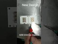 Modulo UV LED 60W Lampadine perline di quarzo Lente da 365 nm a 405 nm LED UV Curing